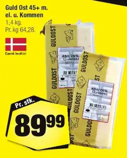 Calle Guld Ost 45+ (med/uden kommen) tilbud