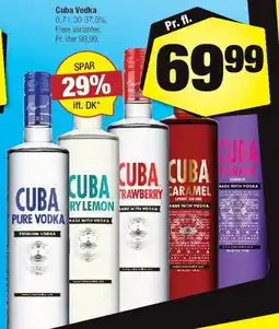 Calle Cuba Vodka (varianter) tilbud