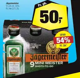 Calle Jägermeister 9-pack (mini) tilbud
