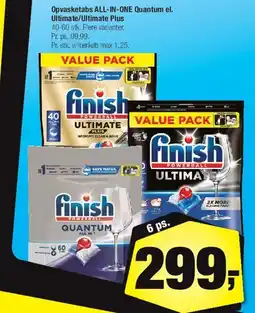 Calle Finish opvasketabs (All‑in‑One / Ultimate / Quantum) tilbud