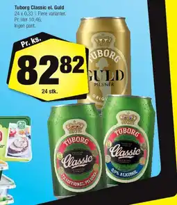Calle Tuborg Classic / Guld (24 stk.) tilbud