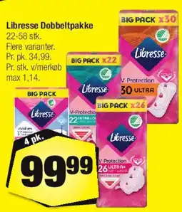 Calle Libresse Dobbelpakke tilbud