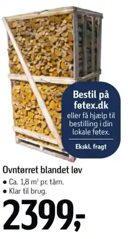 Føtex Ovntørret blandet løv tilbud