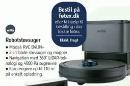 Føtex Wilfa Robotstøvsuger tilbud