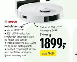 Føtex BOSCH Robotstøvsuger tilbud