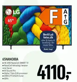 Føtex LG 65NANO80A tilbud