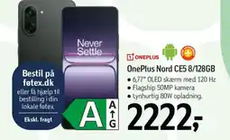 Føtex OnePlus Nord CE5 8/128GB tilbud