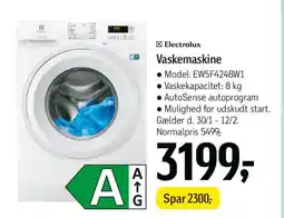 Føtex Electrolux Vaskemaskine tilbud