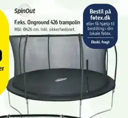 Føtex F.eks. Onground 426 trampolin tilbud
