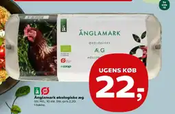Kvickly Änglamark økologiske æg tilbud