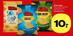 Kvickly Kims chips tilbud