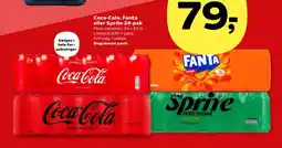 Kvickly Coca-Cola, Fanta eller Sprite 24-pak tilbud