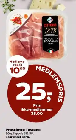 Kvickly CITTERIO Prosciutto Toscano tilbud