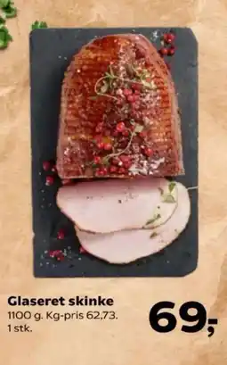 Kvickly Glaseret skinke tilbud