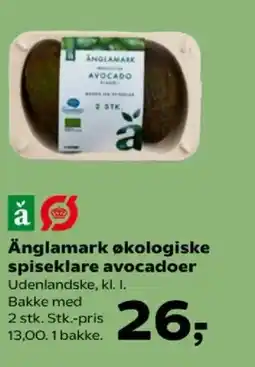 Kvickly Änglamark økologiske spiseklare avocadoer tilbud