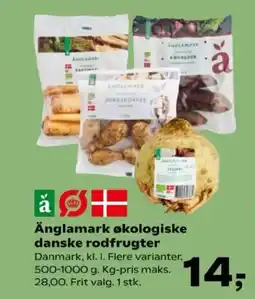 Kvickly Änglamark økologiske danske rodfrugter tilbud