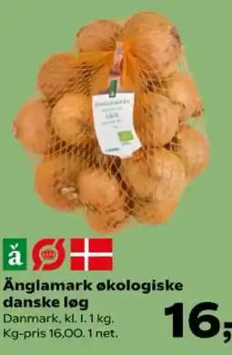 Kvickly Änglamark økologiske danske løg tilbud