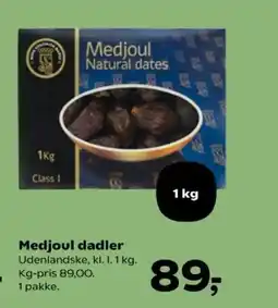 Kvickly Medjoul dadler tilbud