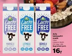 Kvickly Arla laktosefri mælk tilbud