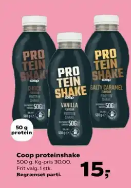 Kvickly Coop proteinshake tilbud