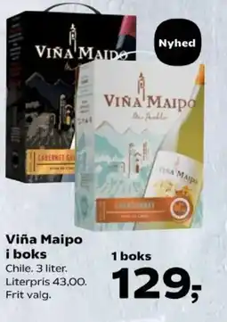 Kvickly Viña Maipo i boks tilbud