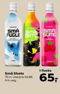 Kvickly Små Shots tilbud