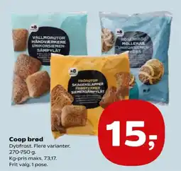 Kvickly Coop brød tilbud