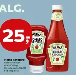 Kvickly Heinz ketchup tilbud