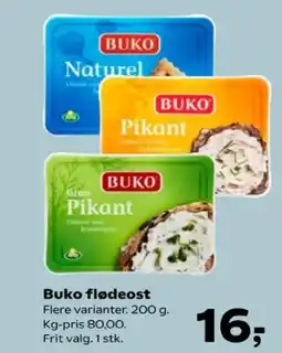 Kvickly Buko flødeost tilbud