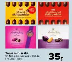 Kvickly Toms mini æske tilbud