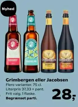 Kvickly Grimbergen eller Jacobsen tilbud