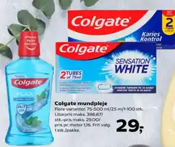 Kvickly Colgate mundpleje tilbud