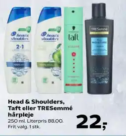 Kvickly Head & Shoulders, Taft eller TRESemmé hårpleje tilbud