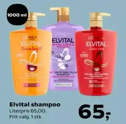 Kvickly Elvital shampoo tilbud