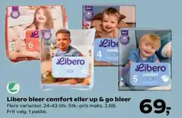 Kvickly Libero bleer comfort eller up & go bleer tilbud