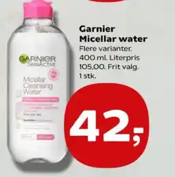 Kvickly Garnier Micellar water tilbud
