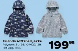 Kvickly Friends softshell jakke tilbud