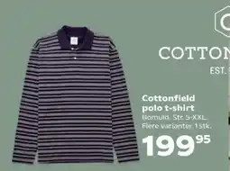 Kvickly Cottonfield polo t-shirt tilbud