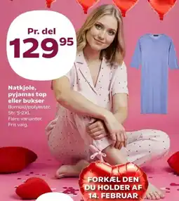 Kvickly Natkjole, pyjamas top eller bukser tilbud