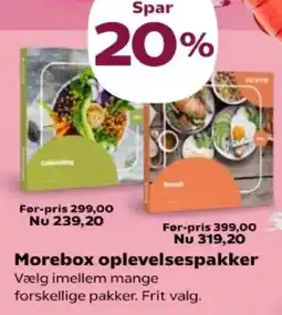 Kvickly Morebox oplevelsespakker tilbud