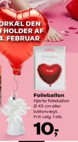 Kvickly Folieballon tilbud