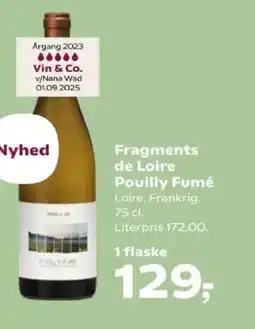 Kvickly Fragments de Loire Pouilly Fumé tilbud