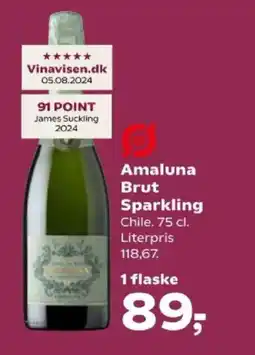 Kvickly Amaluna Brut Sparkling tilbud