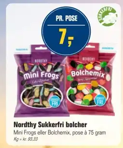 Otto Duborg Nordthy Sukkerfri bolcher tilbud