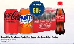 Otto Duborg Coca-Cola Zero Sugar, Fanta Zero Sugar eller Coca-Cola i flasker tilbud