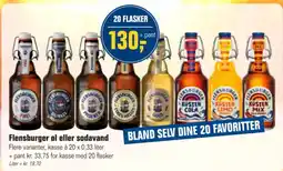 Otto Duborg Flensburger øl eller sodavand tilbud