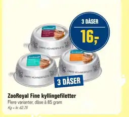 Otto Duborg ZooRoyal Fine kyllingefiletter tilbud