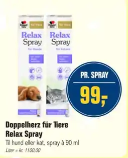 Otto Duborg Doppelherz für Tiere Relax Spray tilbud