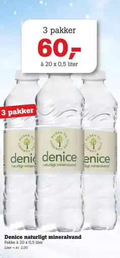 Poetzsch Padborg Denice naturligt mineralvand tilbud