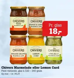 Poetzsch Padborg Chivers Marmelade eller Lemon Curd tilbud